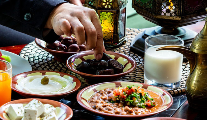 انواع غذازعفرانی برای ماه رمضان