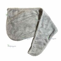 حوله سر حمام مدل کلاه هندی دکمه دار (کلاه حمام) - Image 5