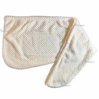 حوله سر حمام مدل کلاه هندی دکمه دار (کلاه حمام) - Image 7