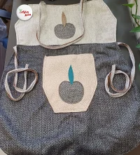 پیشبند ضدآب آشپزخانه دو لایه طرح سیب - Image 2