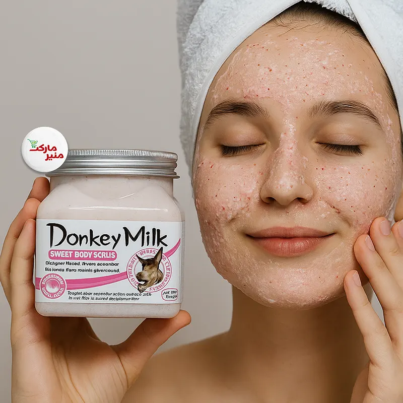 اسکراب شیر الاغ برای صورت اسکراب شیرالاغ لایه بردار - Image 1