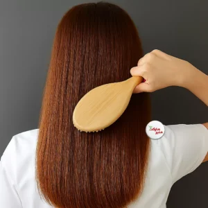 برس مو چوبی بامبو اصل سایز بزرگ