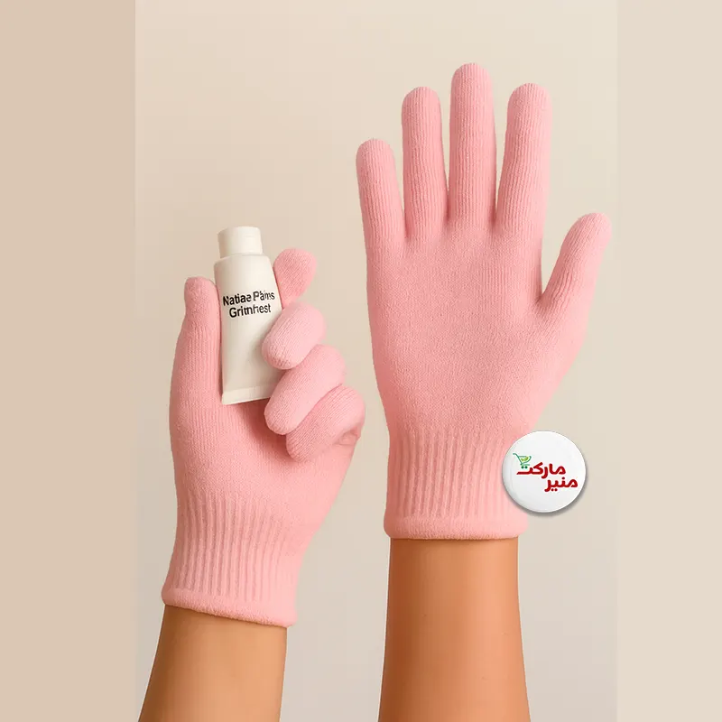 دستکش سیلیکونی رفع خشکی پوست دستکش سیلیکونی رفع ترک و خشکی پوست دست - Image 1