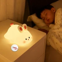 شب خواب خرگوشی شارژی سیلیکونی نرم