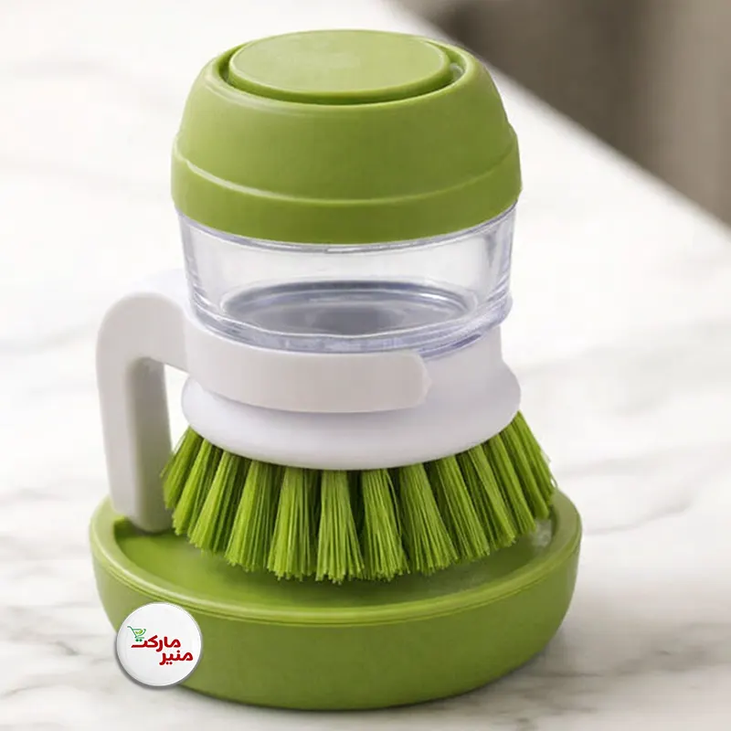 فرچه مخزن دار و برس چند منظوره فرچه مخزندار مایع شوینده برای شستشو و برس چندمنظوره نظافت - Image 1