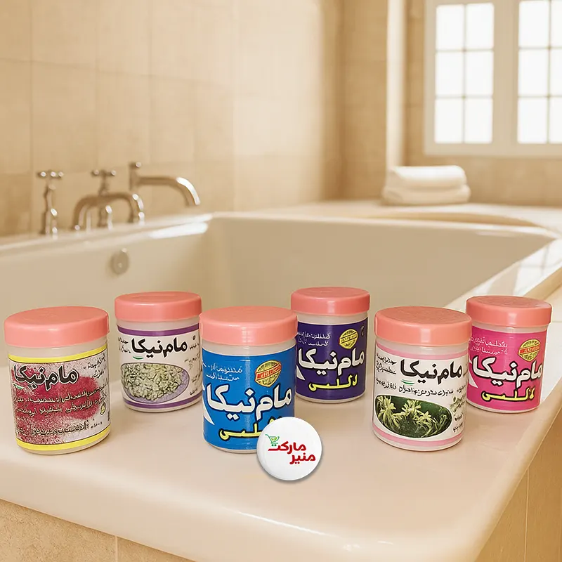 مام پودری نیکا گیاهی و ارگانیک مام پودری نیکا رایحه ادکلنی و گل یاس، نرگس و طبیعت بهار - Image 1