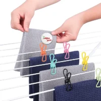 گیره لباس فلزی روکش دار رنگی